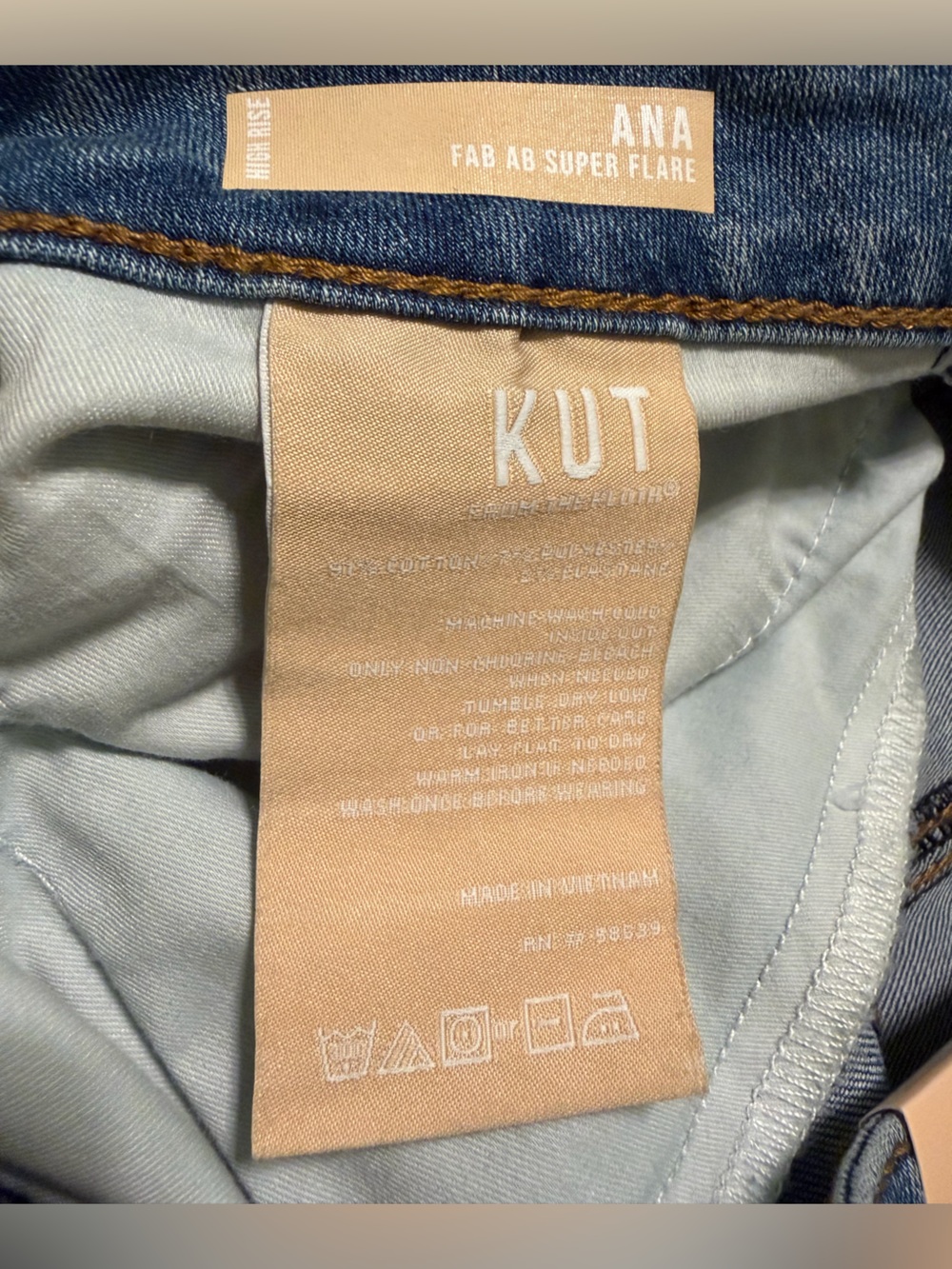 NWT Kut from the Kloth Ana Super Flare Jeans Size 12 - Picture 15 of 16